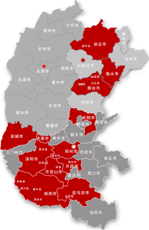 中國地圖部分市級地域